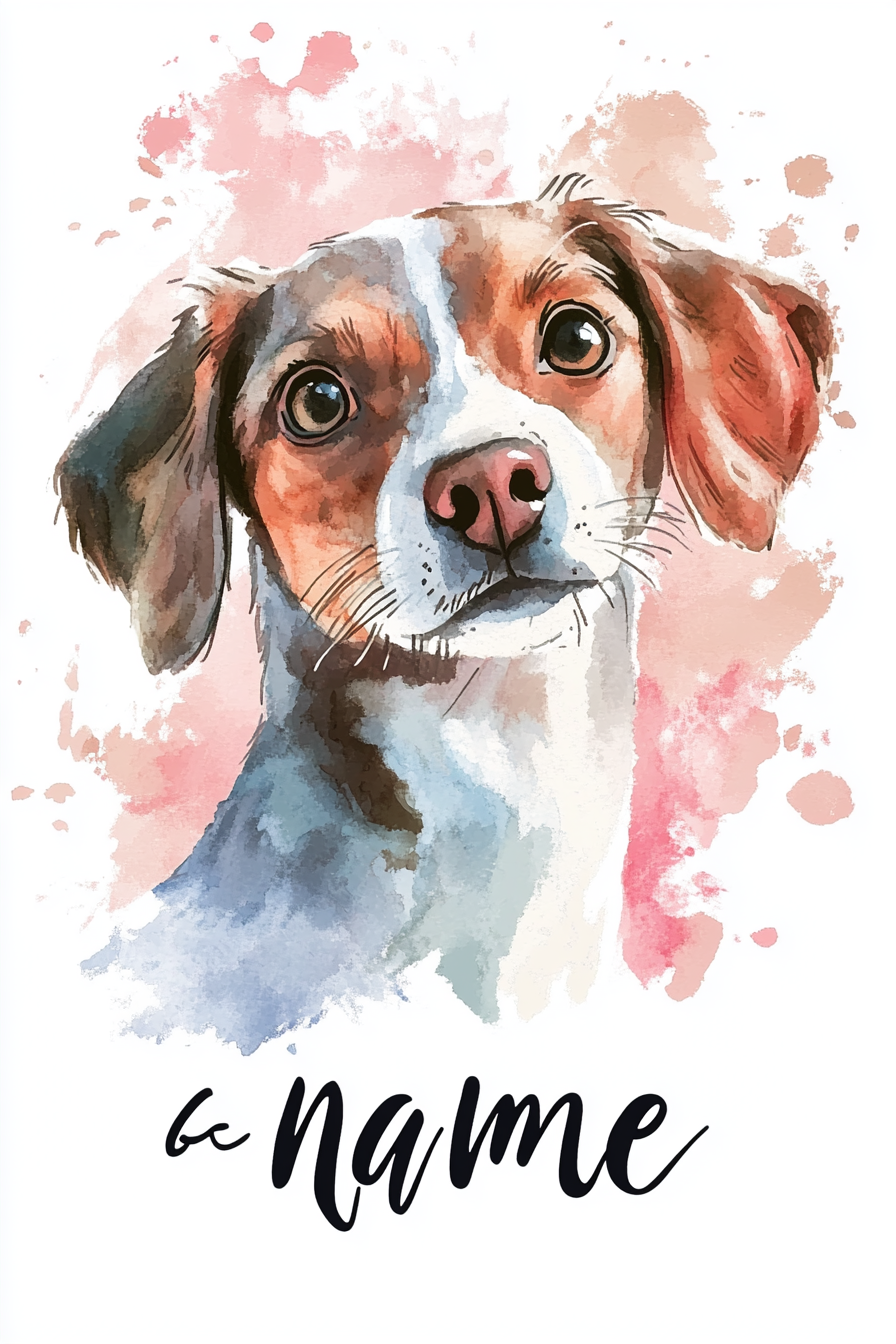 Watercolor Whiskers - Custom Phone Case