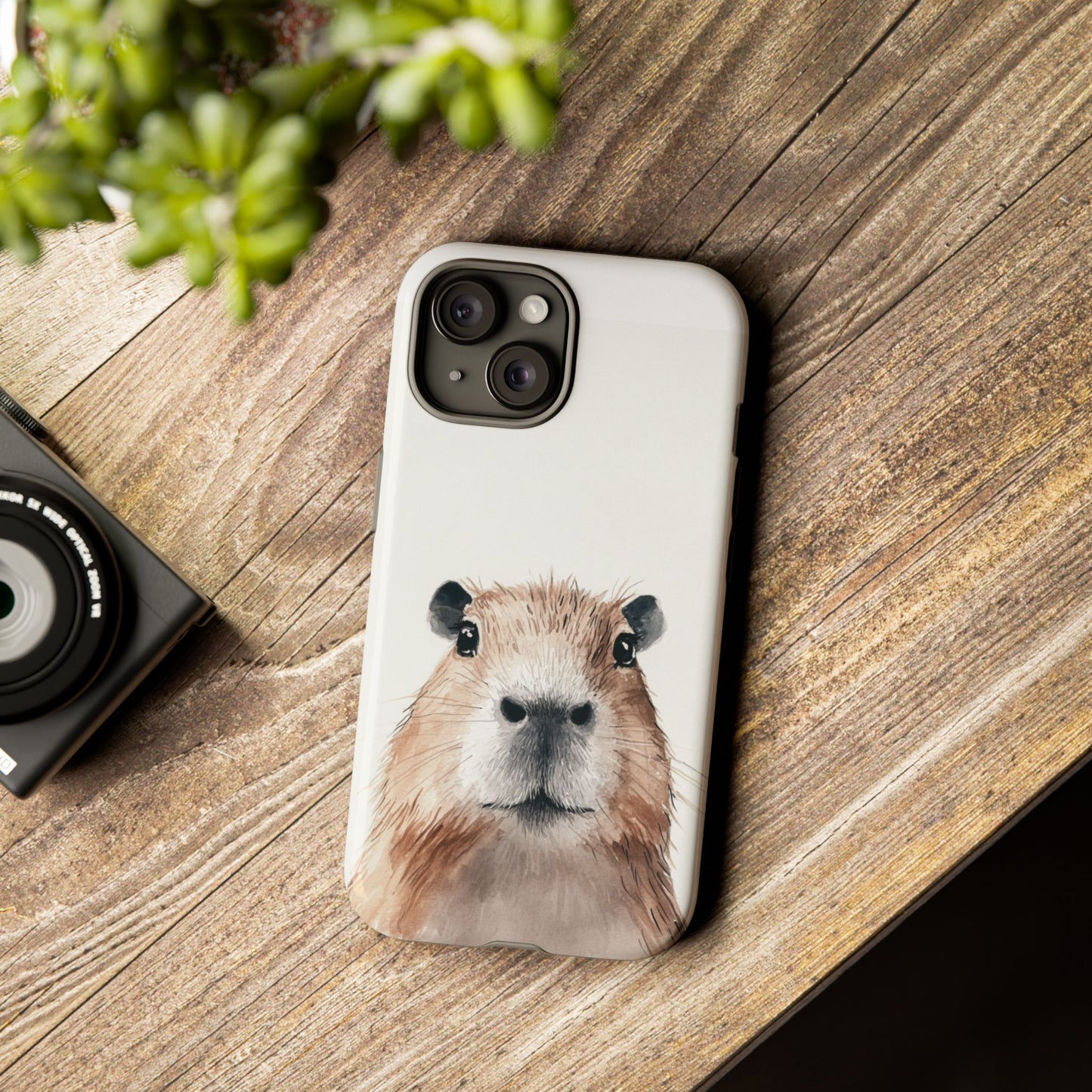 Watercolor Whiskers - Custom Phone Case