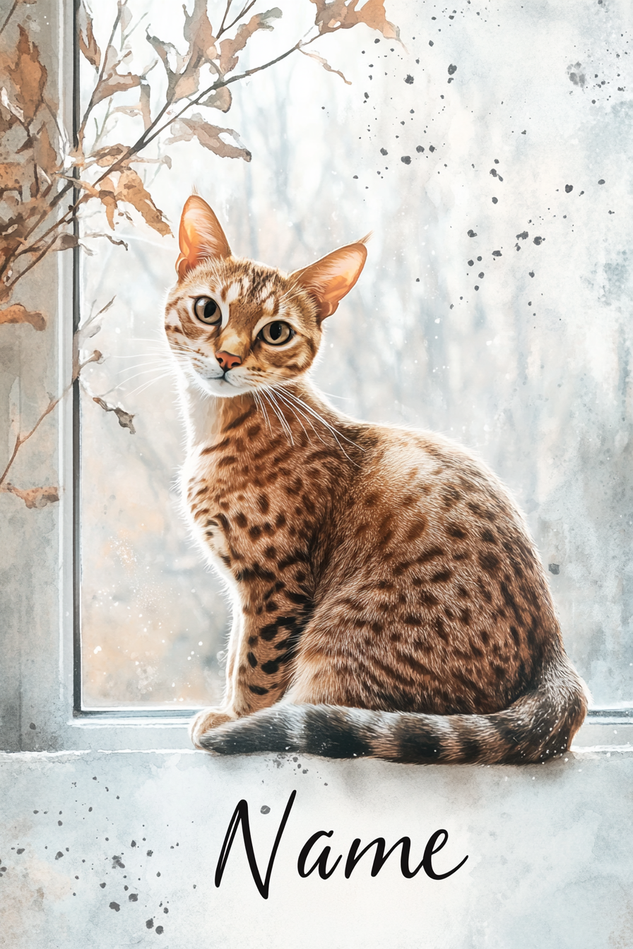 Whiskers on the Window - Custom Phone Case