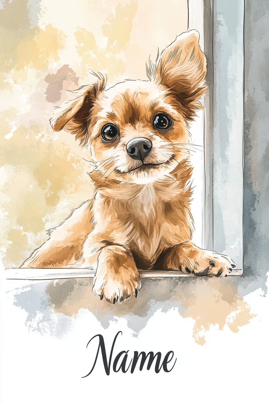 Whiskers on the Window - Custom Phone Case