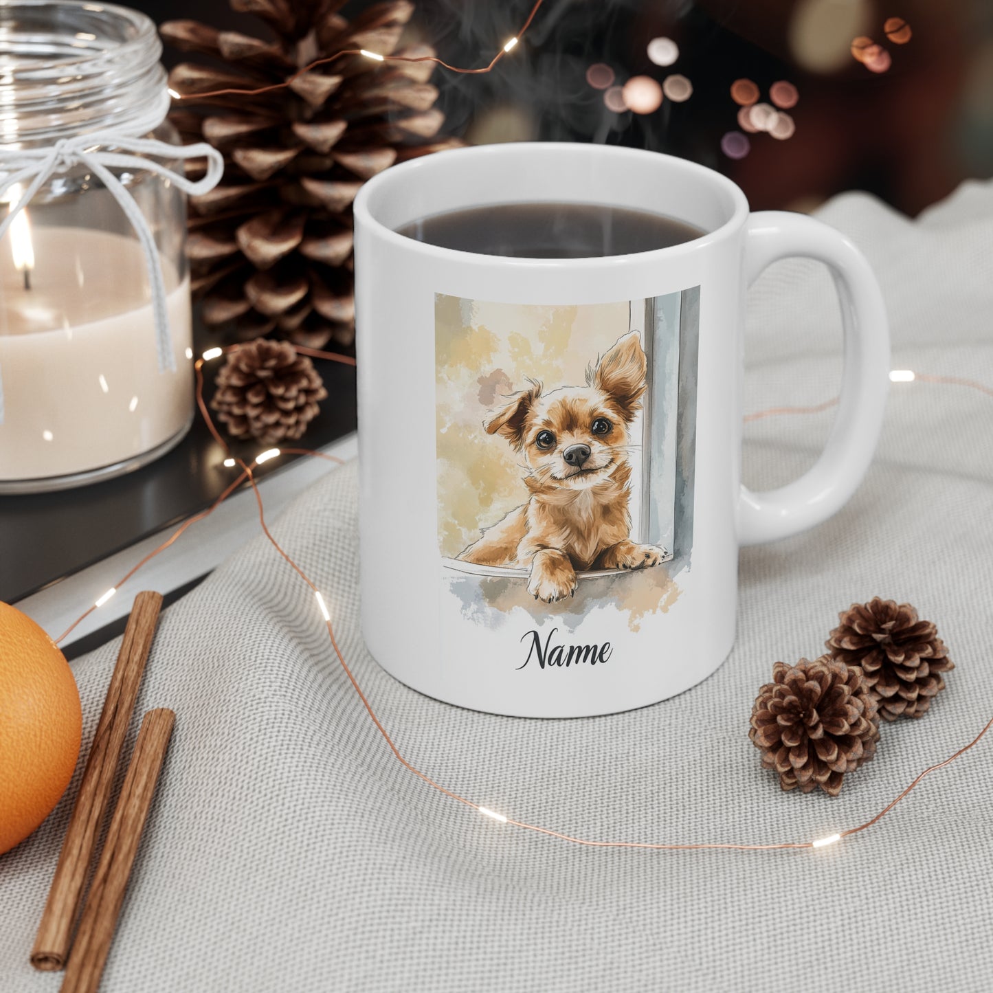 Whiskers on the Window - Custom Mug