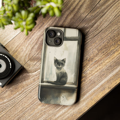 Whiskers on the Window - Custom Phone Case