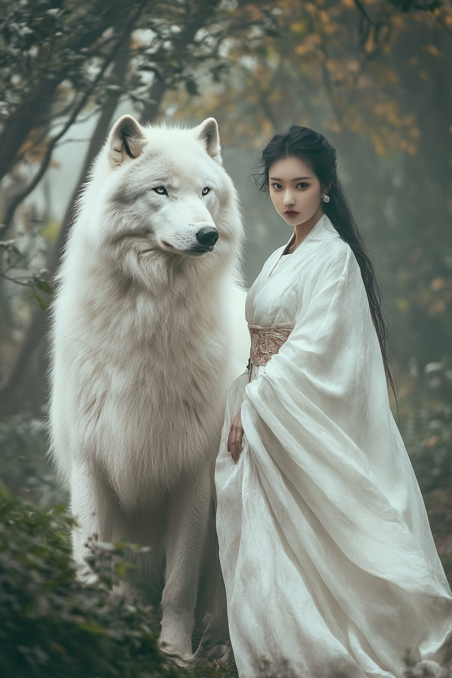 Forest Sentinel - Custom Pet Portrait