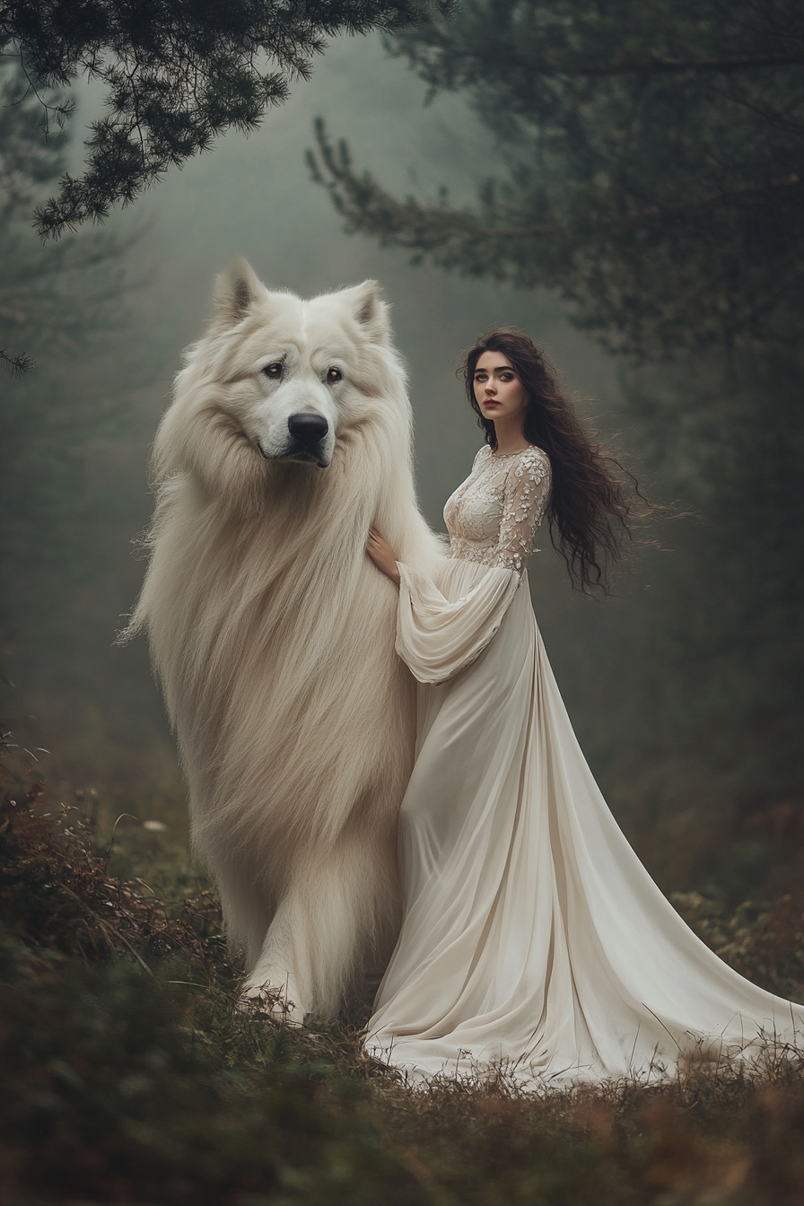 Forest Sentinel - Custom Pet Portrait