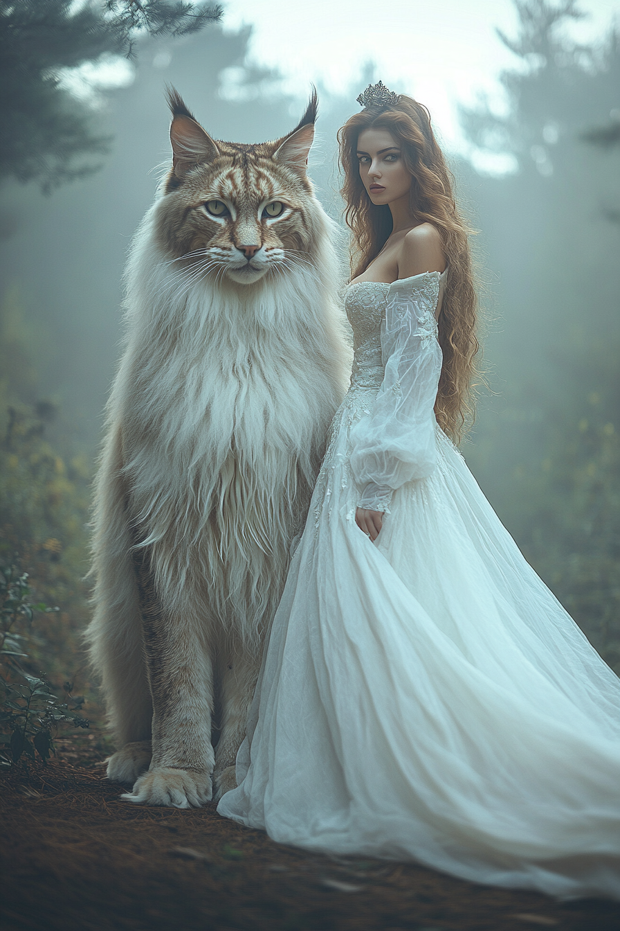 Forest Sentinel - Custom Pet Portrait