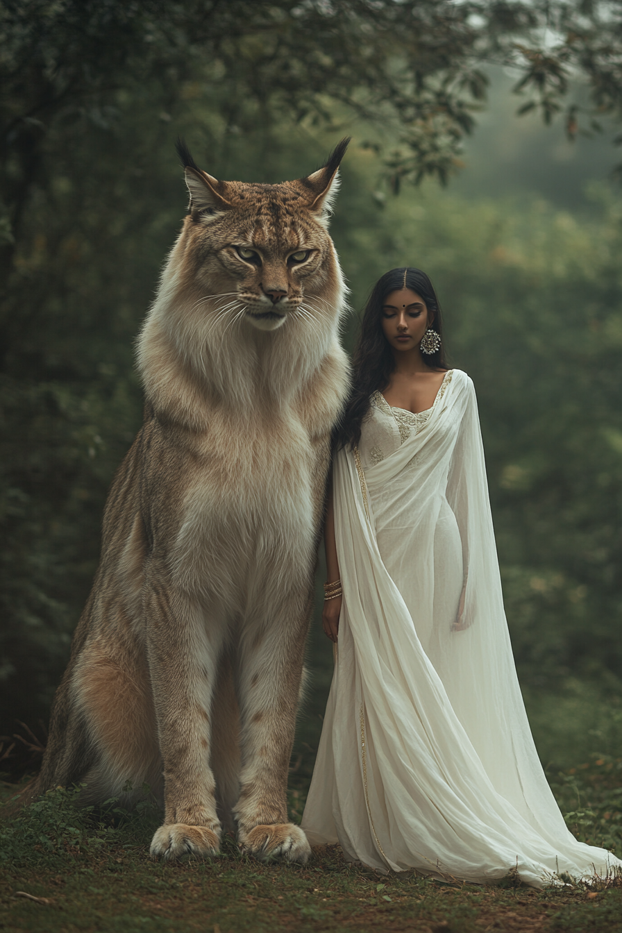 Forest Sentinel - Custom Pet Portrait